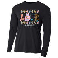 LOVE Stethoscope Scrub Nurse CNA Life Bunny Cooling Performance Long Sleeve Crew