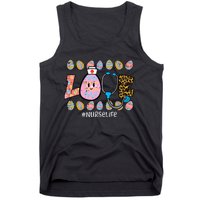 LOVE Stethoscope Scrub Nurse CNA Life Bunny Tank Top