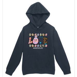 LOVE Stethoscope Scrub Nurse CNA Life Bunny Urban Pullover Hoodie