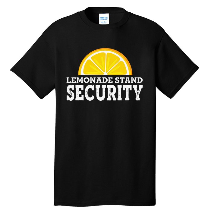 Lemonade Stand Security Lemon Juice Lemonade Summer Drink Tall T-Shirt