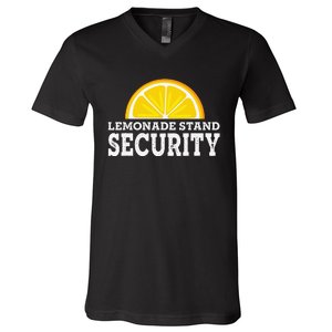 Lemonade Stand Security Lemon Juice Lemonade Summer Drink V-Neck T-Shirt