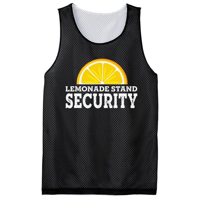 Lemonade Stand Security Lemon Juice Lemonade Summer Drink Mesh Reversible Basketball Jersey Tank