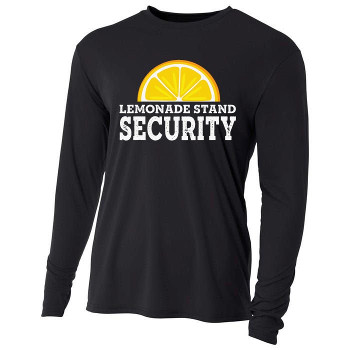 Lemonade Stand Security Lemon Juice Lemonade Summer Drink Cooling Performance Long Sleeve Crew