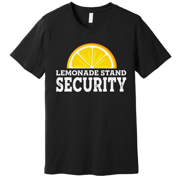 Lemonade Stand Security Lemon Juice Lemonade Summer Drink Premium T-Shirt