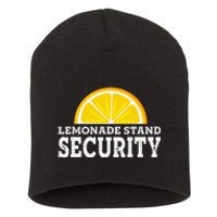 Lemonade Stand Security Lemon Juice Lemonade Summer Drink Short Acrylic Beanie