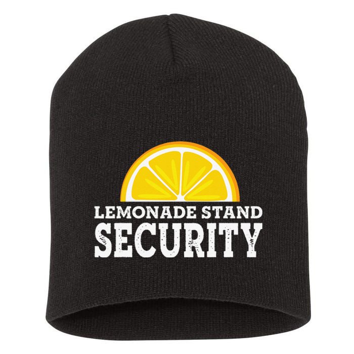 Lemonade Stand Security Lemon Juice Lemonade Summer Drink Short Acrylic Beanie