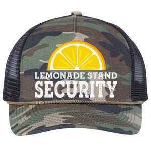 Lemonade Stand Security Lemon Juice Lemonade Summer Drink Retro Rope Trucker Hat Cap