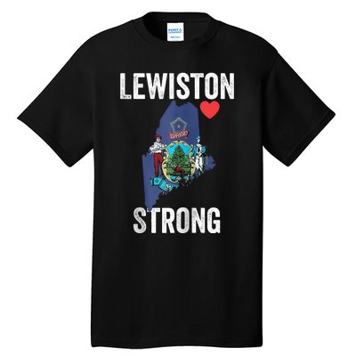 Lewiston Strong Support Victims And Families In Lewiston Maine Tall T-Shirt