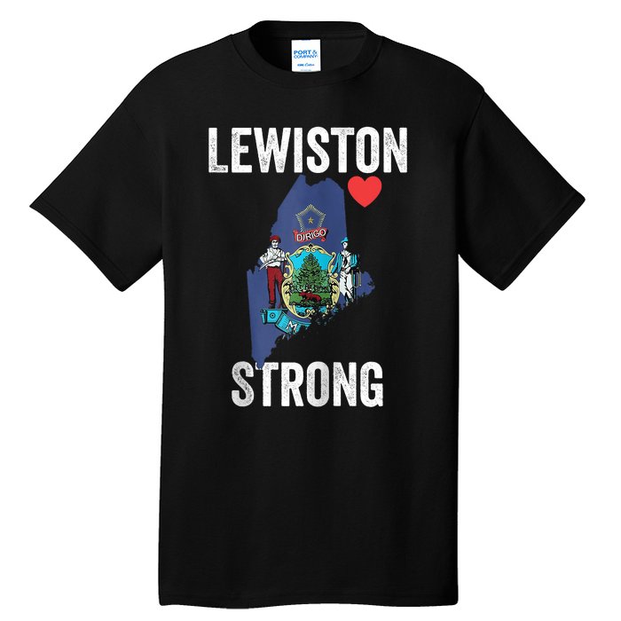 Lewiston Strong Support Victims And Families In Lewiston Maine Tall T-Shirt