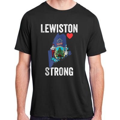 Lewiston Strong Support Victims And Families In Lewiston Maine Adult ChromaSoft Performance T-Shirt