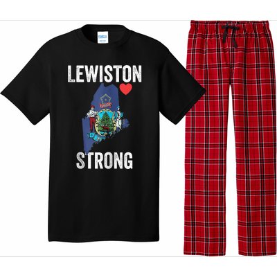 Lewiston Strong Support Victims And Families In Lewiston Maine Pajama Set