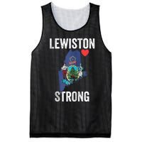 Lewiston Strong Support Victims And Families In Lewiston Maine Mesh Reversible Basketball Jersey Tank