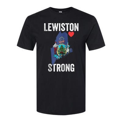 Lewiston Strong Support Victims And Families In Lewiston Maine Softstyle CVC T-Shirt