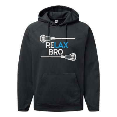 Lacrosse Sport Stick Funny Lax Player Love Perfect Performance Fleece Hoodie