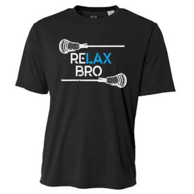 Lacrosse Sport Stick Funny Lax Player Love Perfect Cooling Performance Crew T-Shirt