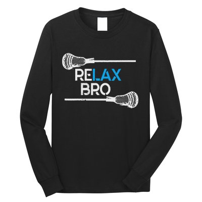 Lacrosse Sport Stick Funny Lax Player Love Perfect Long Sleeve Shirt