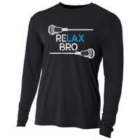 Lacrosse Sport Stick Funny Lax Player Love Perfect Cooling Performance Long Sleeve Crew