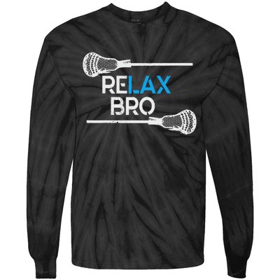 Lacrosse Sport Stick Funny Lax Player Love Perfect Tie-Dye Long Sleeve Shirt