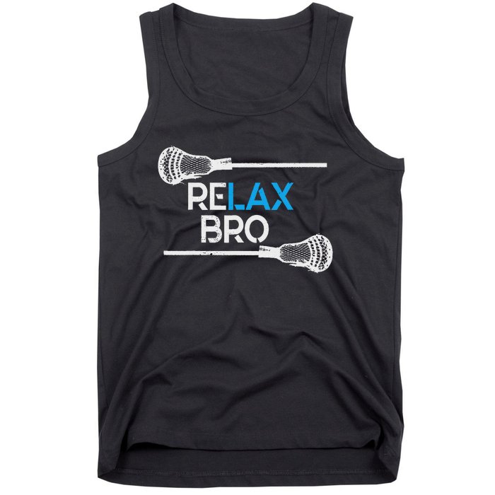 Lacrosse Sport Stick Funny Lax Player Love Perfect Tank Top