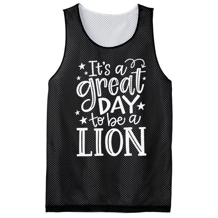 Lions School Sports Fan Team Spirit Mascot Gift Great Day Mesh Reversible Basketball Jersey Tank