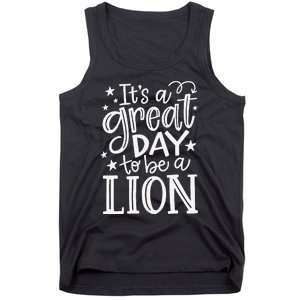 Lions School Sports Fan Team Spirit Mascot Gift Great Day Tank Top