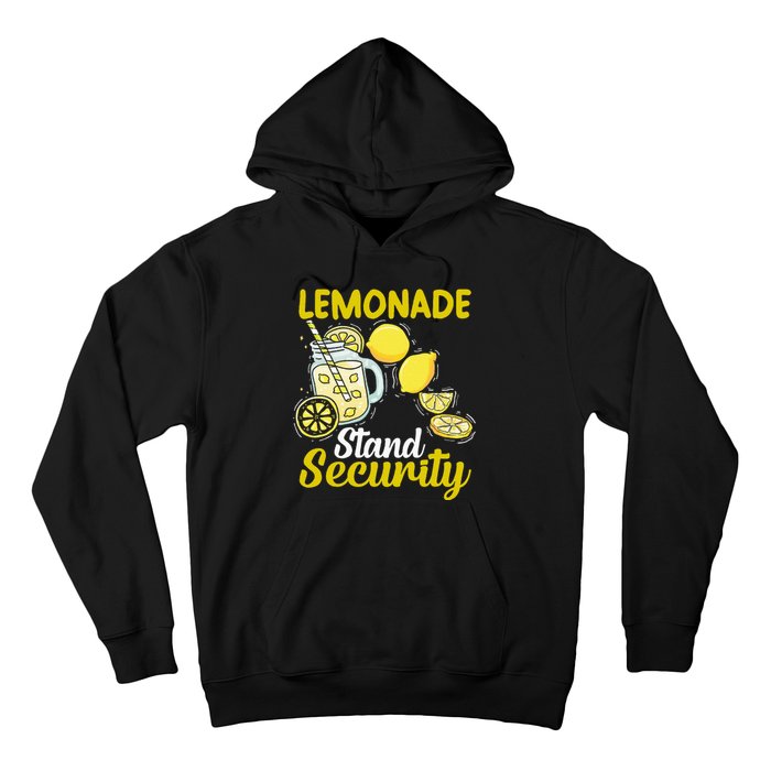 Lemonade Stand Security Fun Lemon Juice And Fruit Business Hoodie