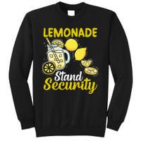 Lemonade Stand Security Fun Lemon Juice And Fruit Business Sweatshirt