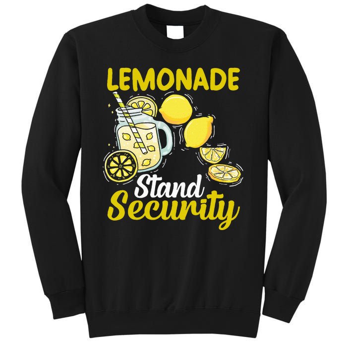 Lemonade Stand Security Fun Lemon Juice And Fruit Business Sweatshirt