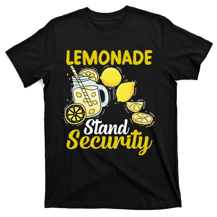 Lemonade Stand Security Fun Lemon Juice And Fruit Business T-Shirt