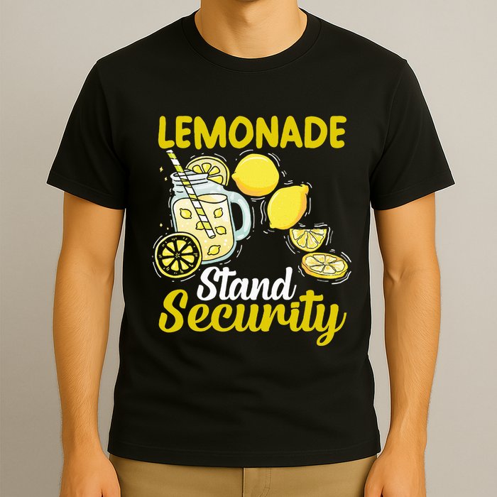 Lemonade Stand Security Fun Lemon Juice And Fruit Business T-Shirt