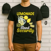 Lemonade Stand Security Fun Lemon Juice And Fruit Business T-Shirt