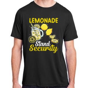 Lemonade Stand Security Fun Lemon Juice And Fruit Business Adult ChromaSoft Performance T-Shirt