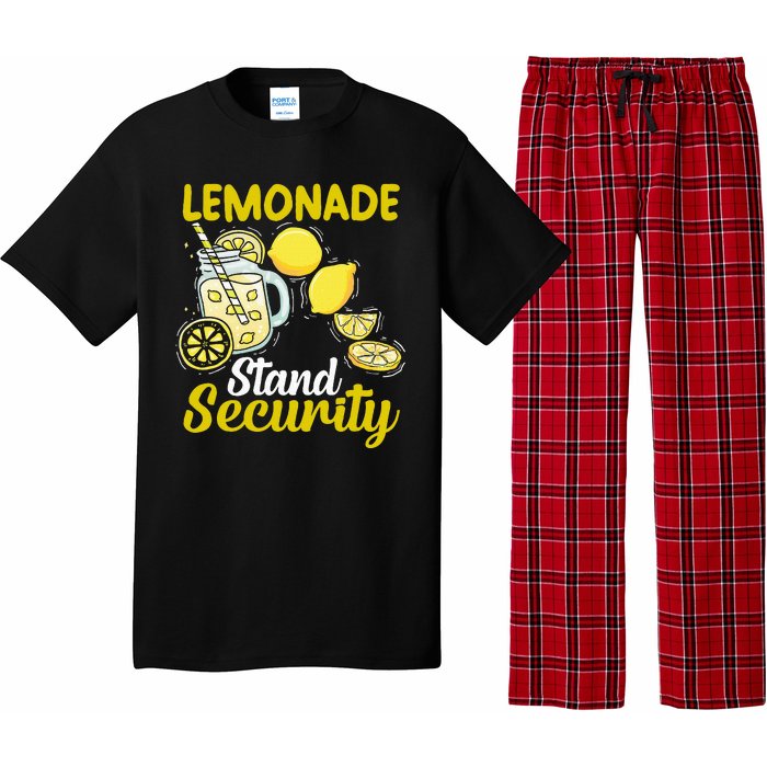 Lemonade Stand Security Fun Lemon Juice And Fruit Business Pajama Set