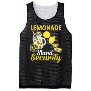 Lemonade Stand Security Fun Lemon Juice And Fruit Business Mesh Reversible Basketball Jersey Tank