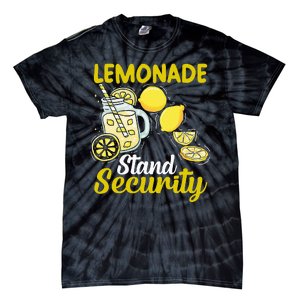 Lemonade Stand Security Fun Lemon Juice And Fruit Business Tie-Dye T-Shirt