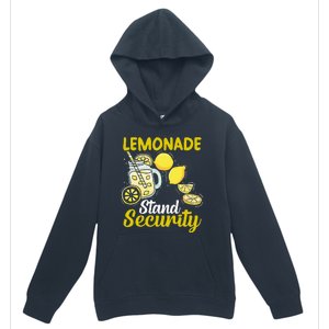 Lemonade Stand Security Fun Lemon Juice And Fruit Business Urban Pullover Hoodie