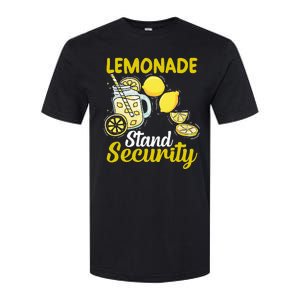 Lemonade Stand Security Fun Lemon Juice And Fruit Business Softstyle CVC T-Shirt