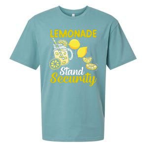 Lemonade Stand Security Fun Lemon Juice And Fruit Business Sueded Cloud Jersey T-Shirt