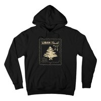 Lebanese Stamp Support Lebanon Beirut Map Palestine Hoodie