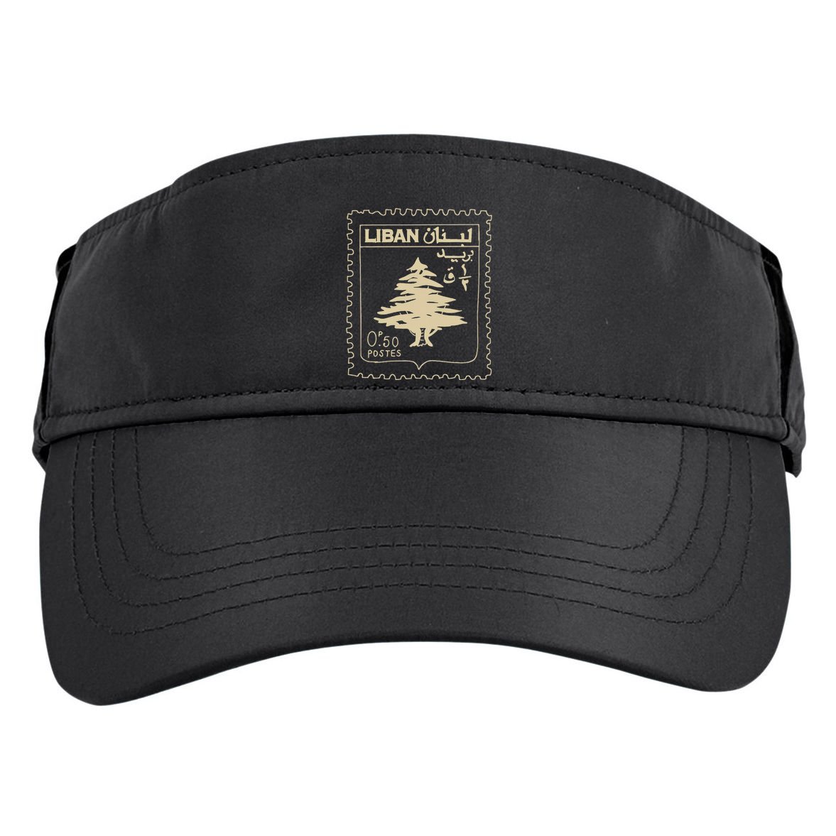 Lebanese Stamp Support Lebanon Beirut Map Palestine Adult Drive Performance Visor