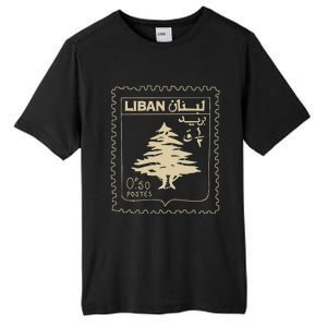 Lebanese Stamp Support Lebanon Beirut Map Palestine Tall Fusion ChromaSoft Performance T-Shirt