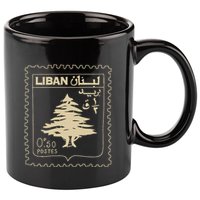 Lebanese Stamp Support Lebanon Beirut Map Palestine 11oz C Handle Ceramic Mug