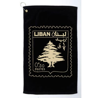 Lebanese Stamp Support Lebanon Beirut Map Palestine Golf Towel