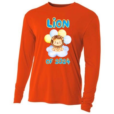 Lion Senior Student Class Of 2024 Happy Last Day Of School Gift Cooling Performance Long Sleeve Crew