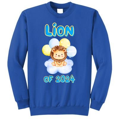 Lion Senior Student Class Of 2024 Happy Last Day Of School Gift Sweatshirt