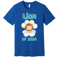 Lion Senior Student Class Of 2024 Happy Last Day Of School Gift Premium T-Shirt