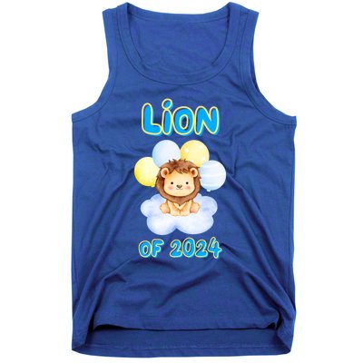 Lion Senior Student Class Of 2024 Happy Last Day Of School Gift Tank Top