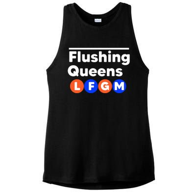 LFGM Sign Shirt Ladies PosiCharge Tri-Blend Wicking Tank