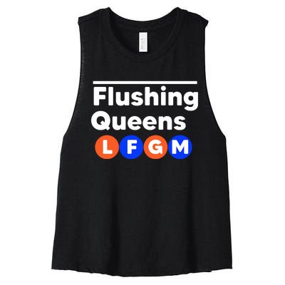 LFGM Sign Shirt Women's Racerback Cropped Tank