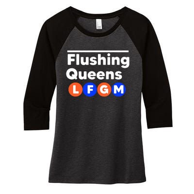 LFGM Sign Shirt Women's Tri-Blend 3/4-Sleeve Raglan Shirt